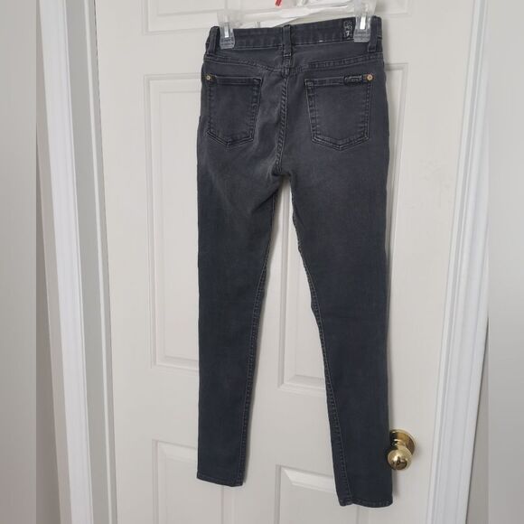 7 For All Mankind high waist skinny jean size 25 - Picture 4 of 6